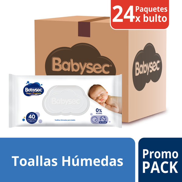 Toallas húmedas Babysec Súper Premium 40u - X CAJA - BRN Store
