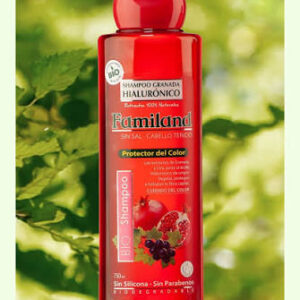 Shampoo Granada Uva Hialurónico BIO sin sal 750 ML